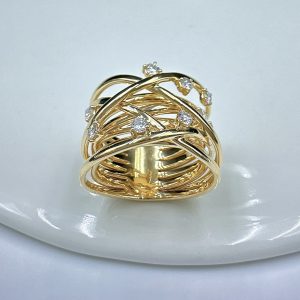 18k金鑽石戒指